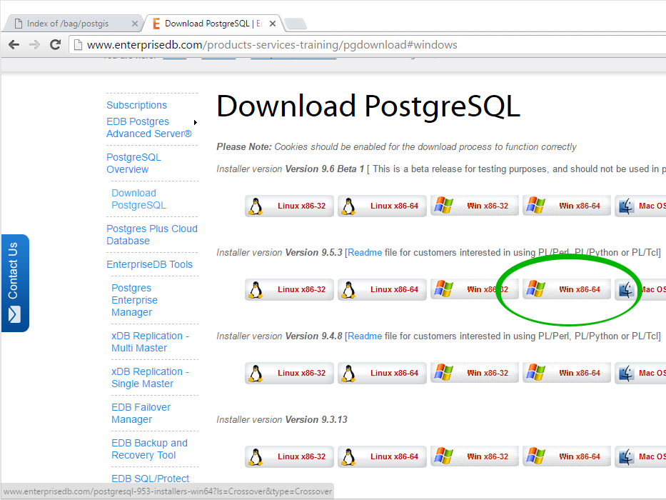 PostgreSQL downloaden